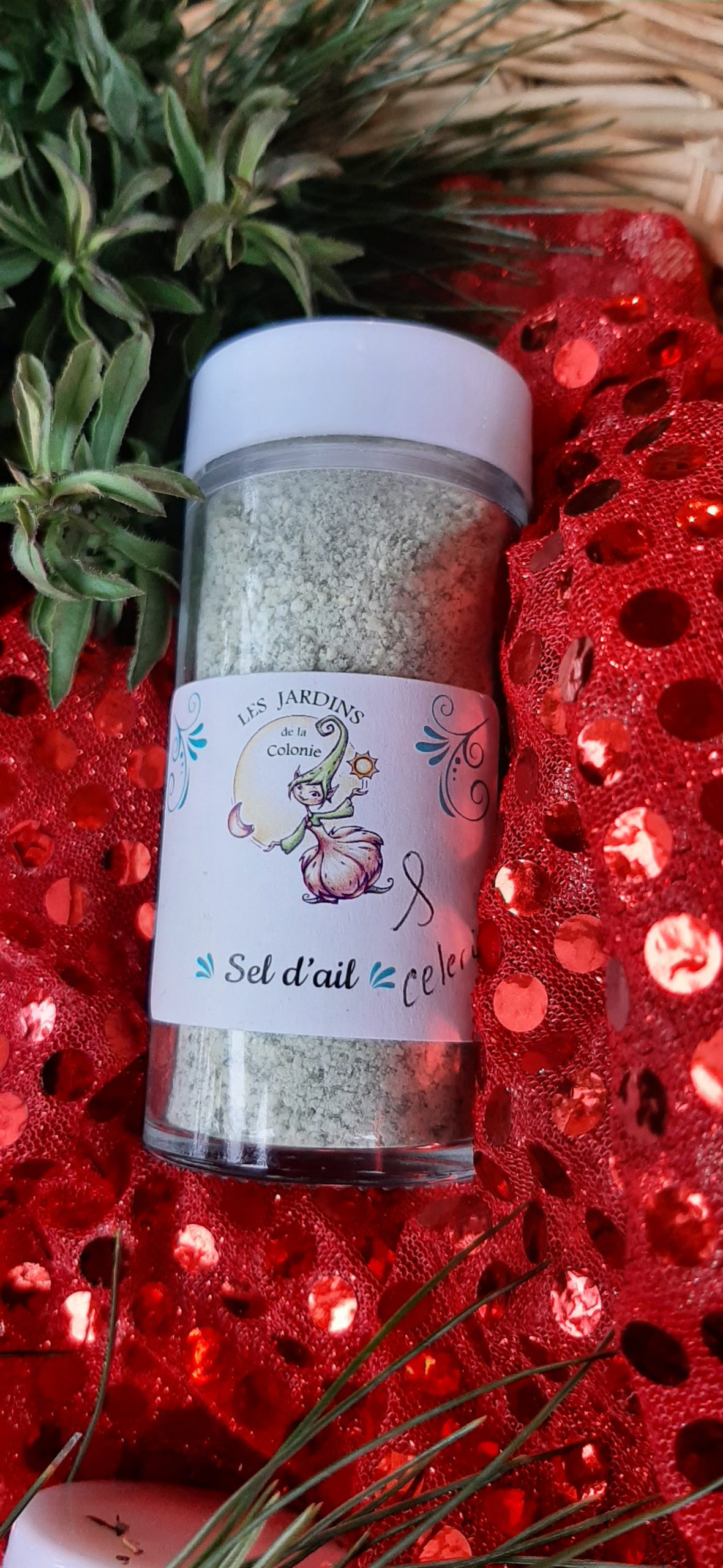 Poudre d'ail au celeri salé
