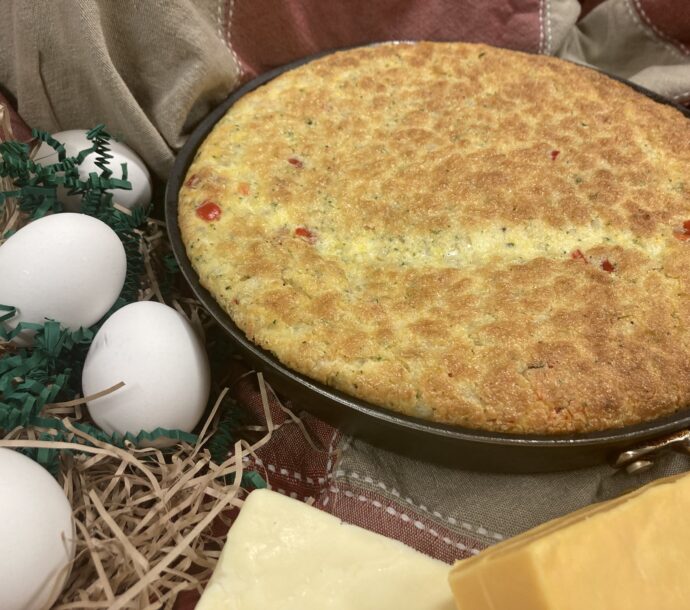 Recette Frittata au fromage cheddar abitibien