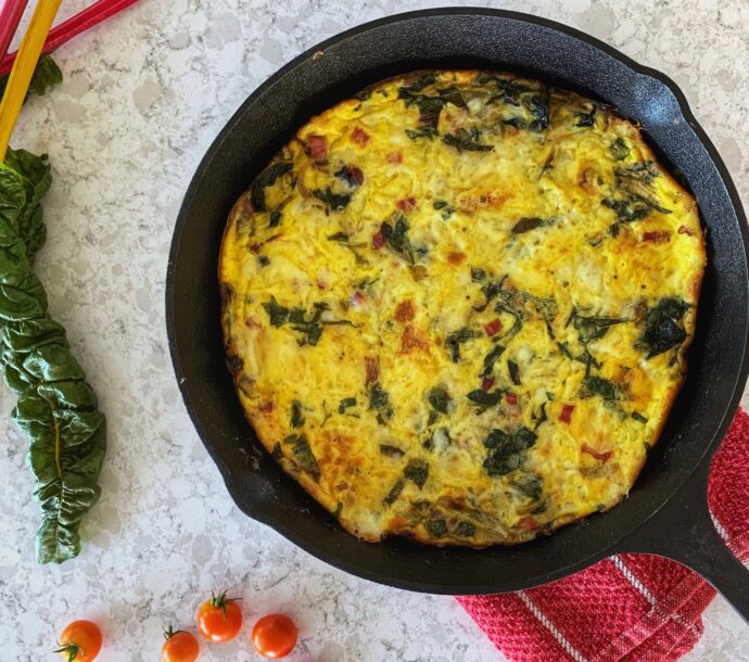 Recette_Fritttata à la bette à carde