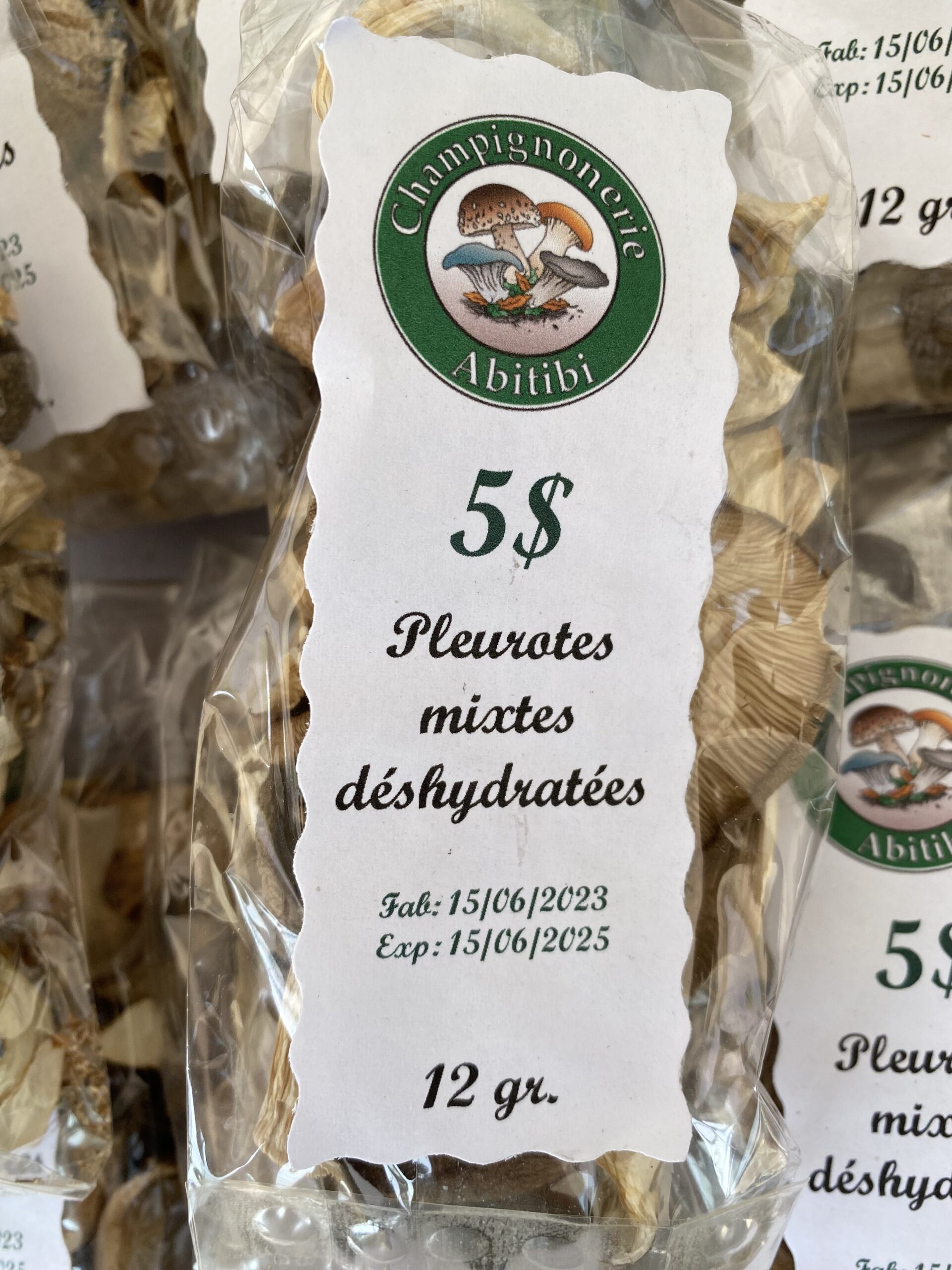 Pleurotes déshydratée