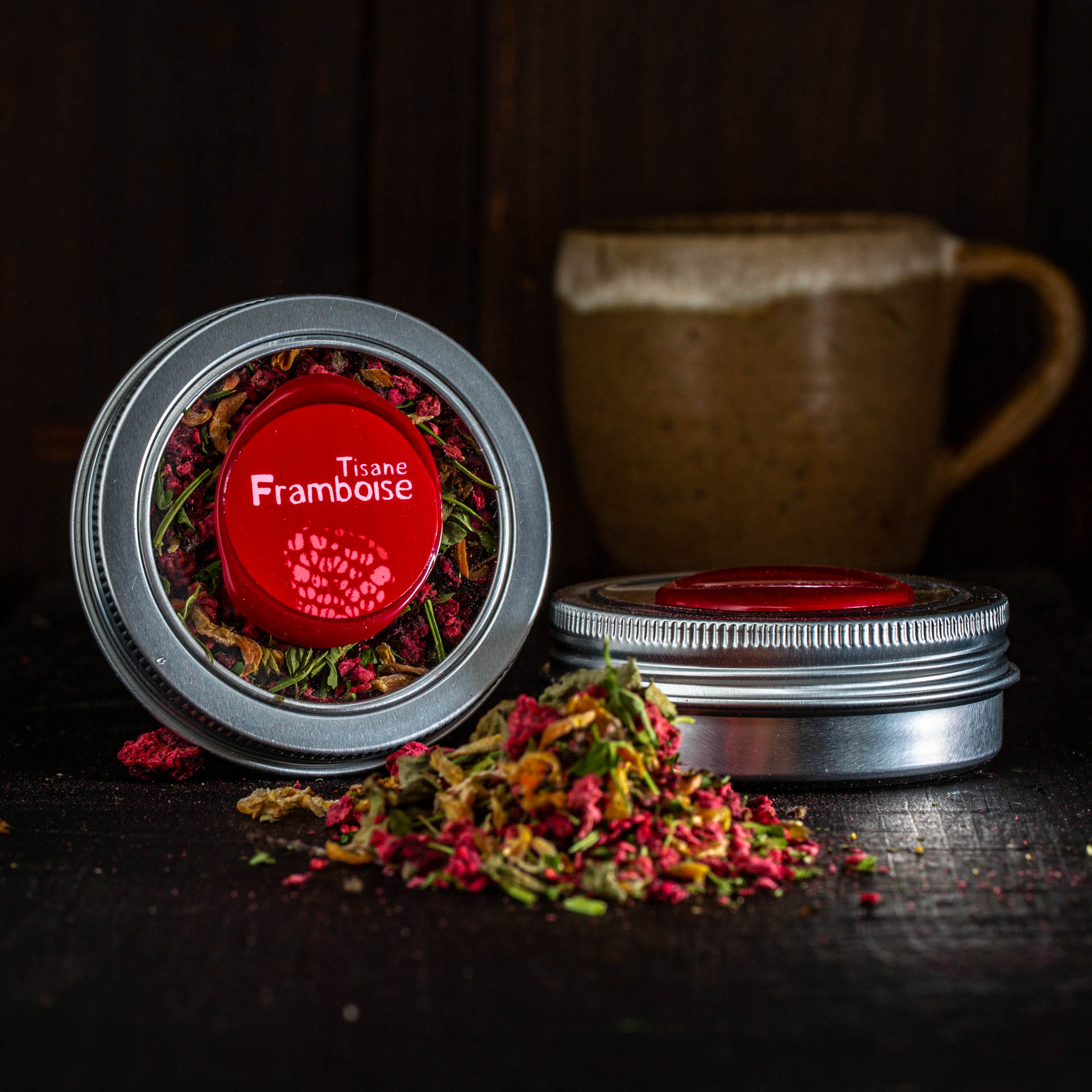 Tisane aux framboises