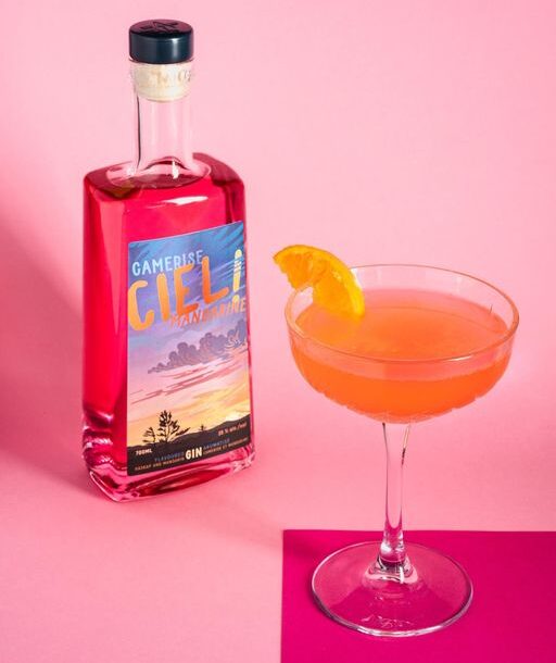 Cocktail 7e ciel! au gin