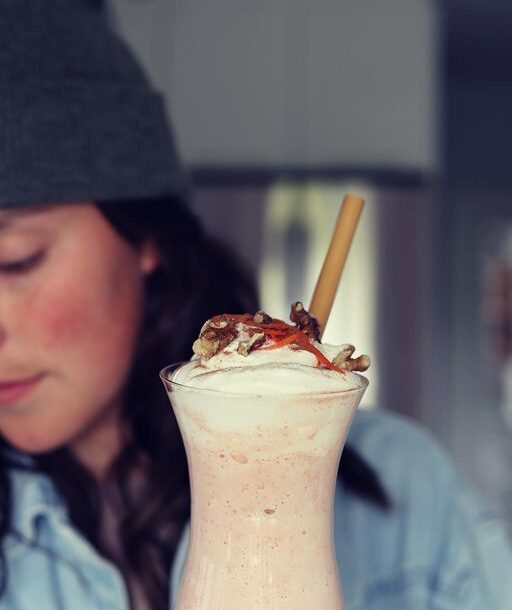 Milkshake gâteau aux carottes