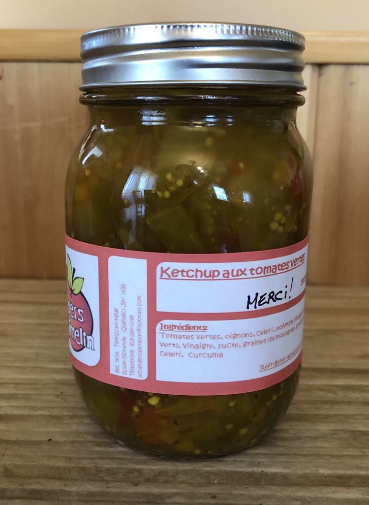 Ketchup aux tomates vertes - 500 ml