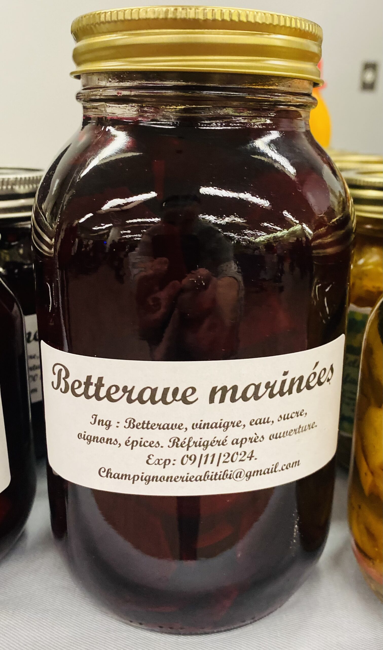 Betterave marinée 1L