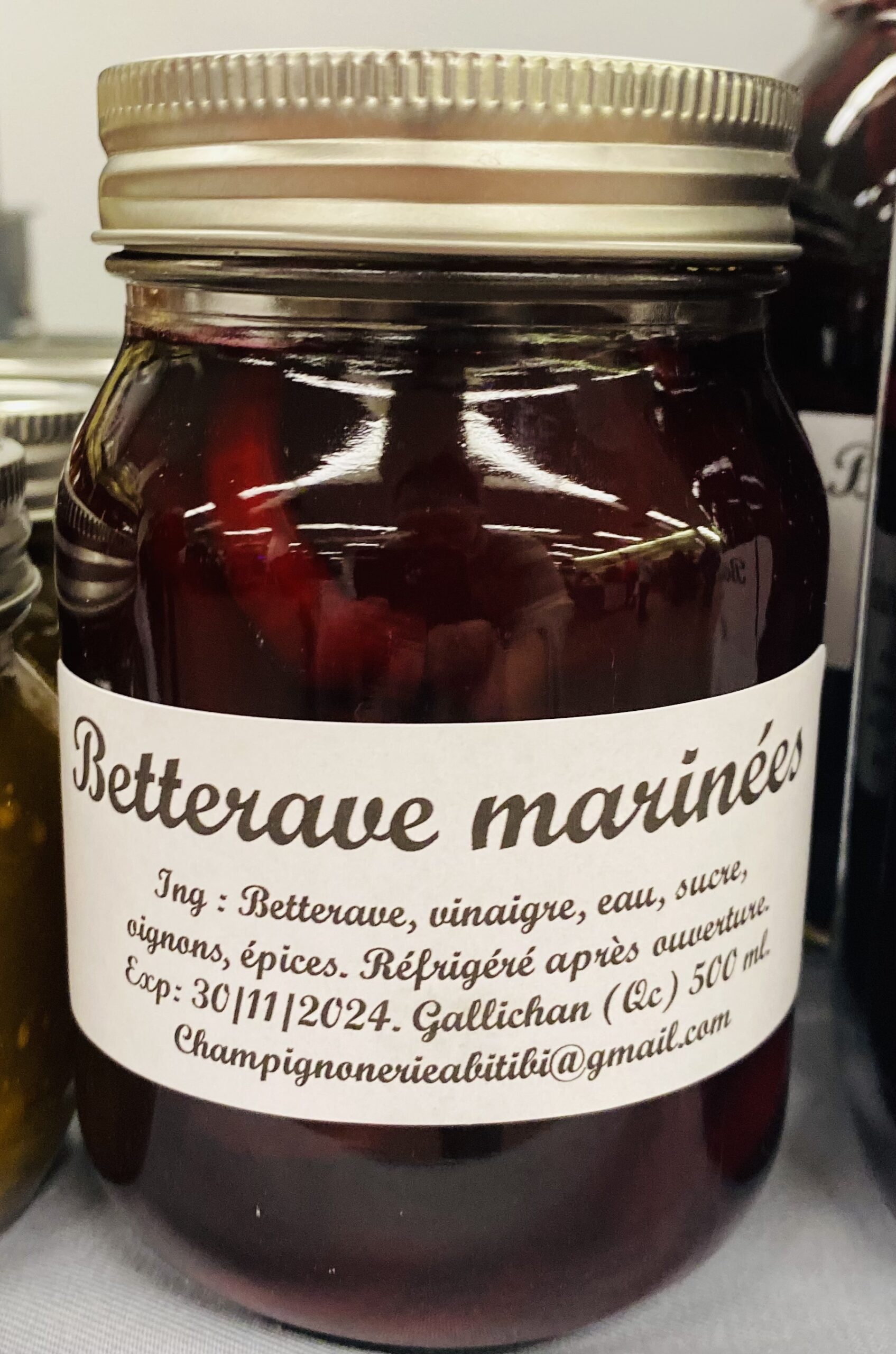 Betterave marinée 500 ml