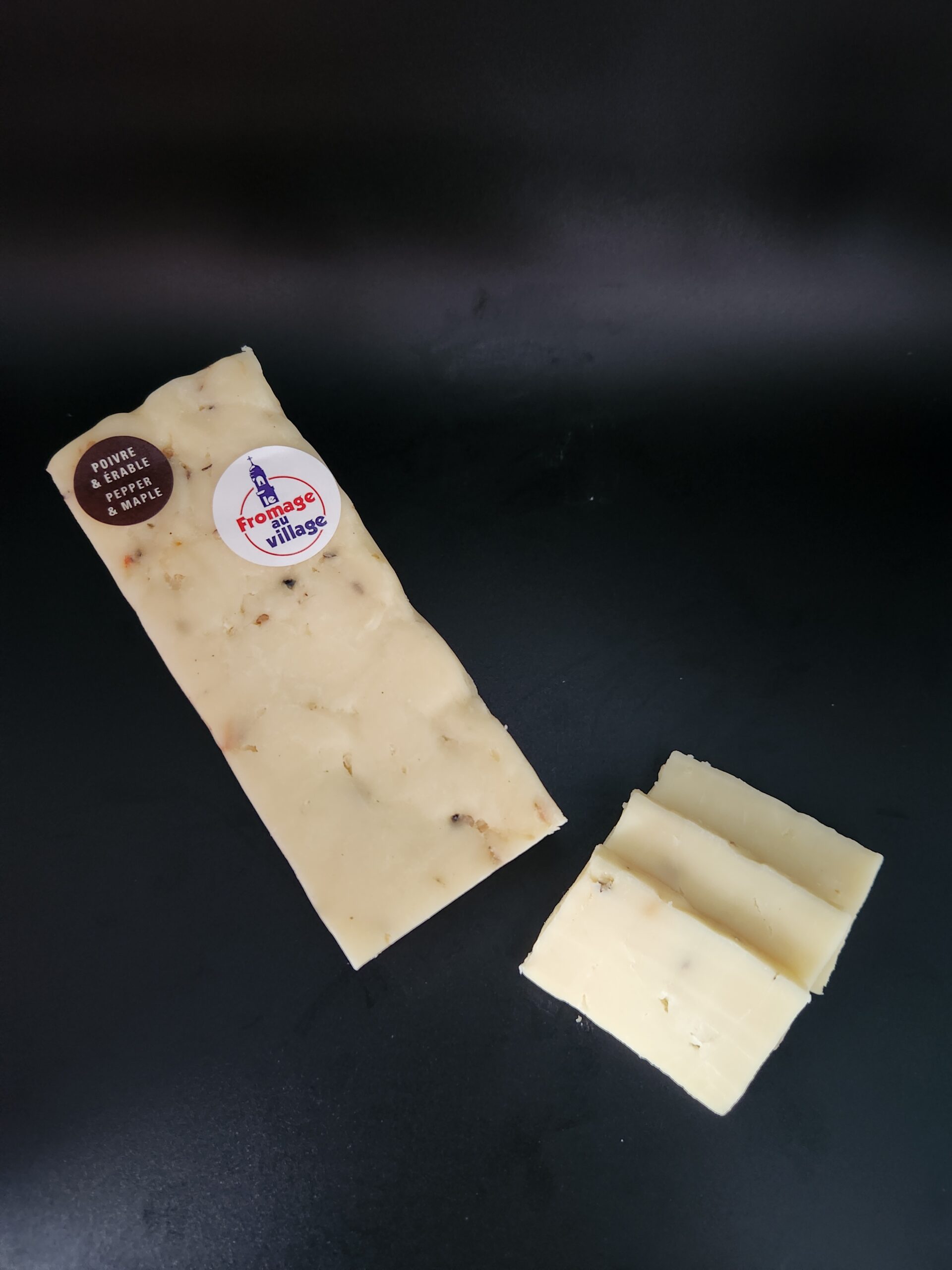 Cheddar poivre et érable 200g