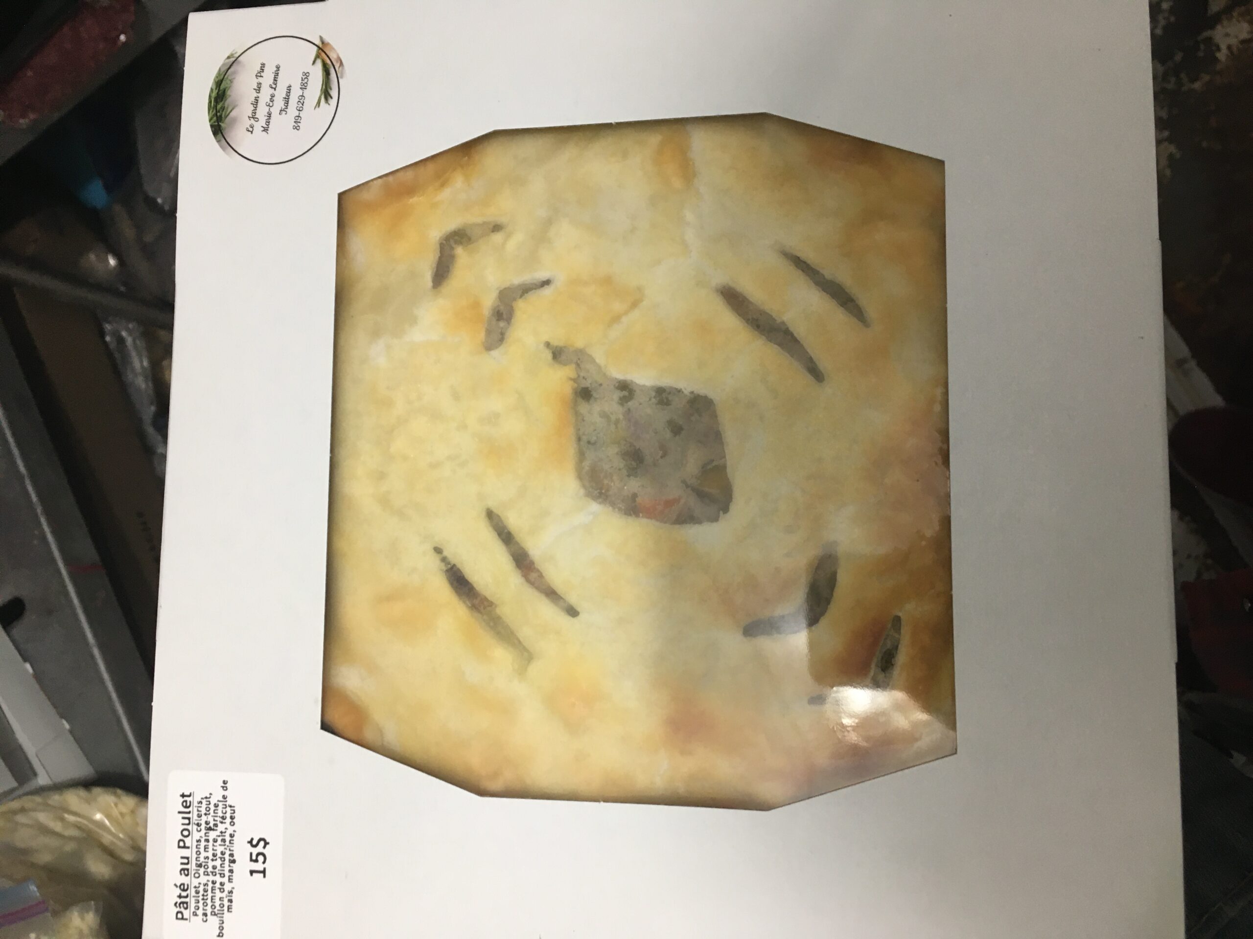 Pâté au poulet 9"