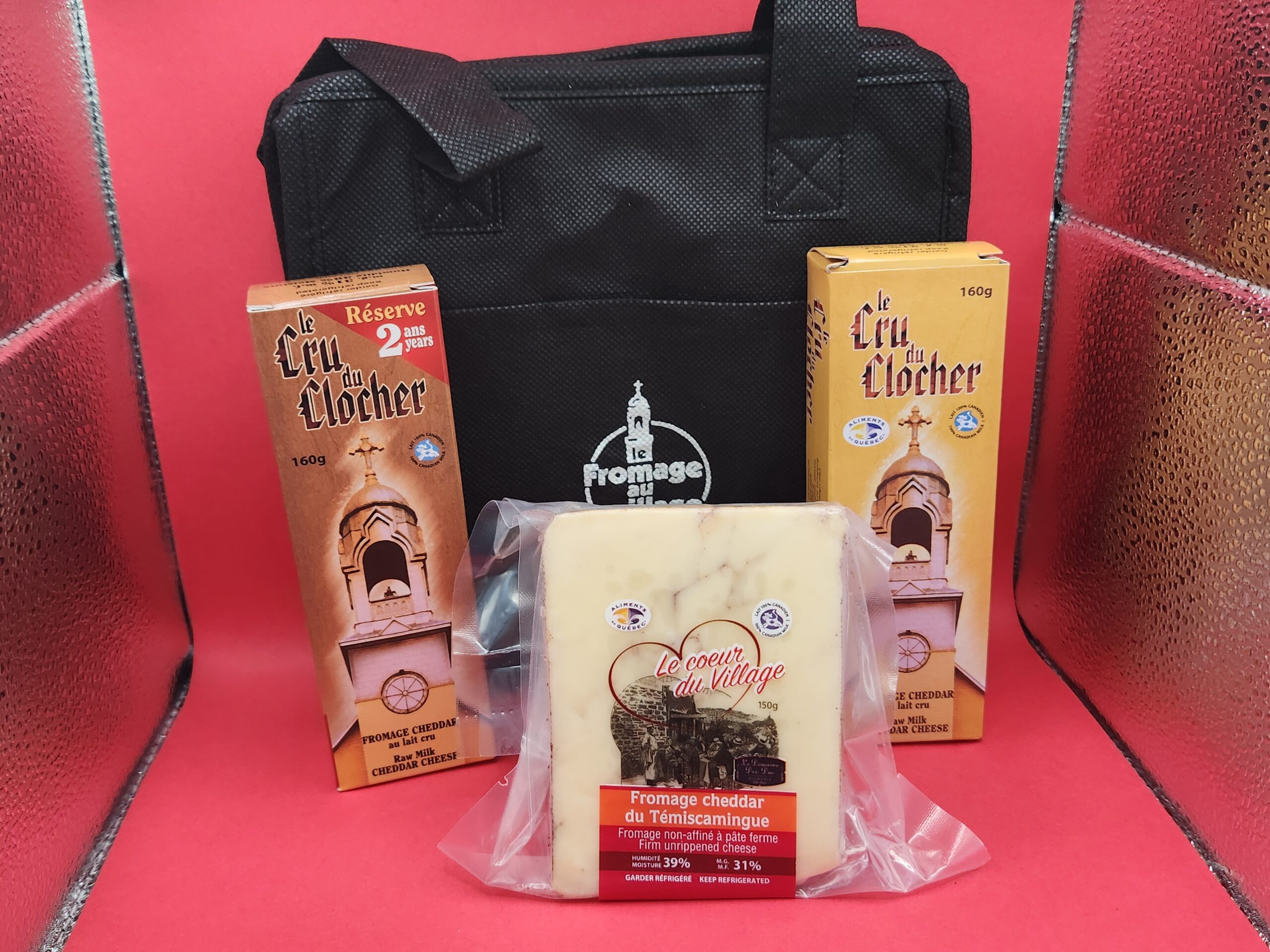 Ensemble cadeau 3 cheddars avec glacière à 18 $