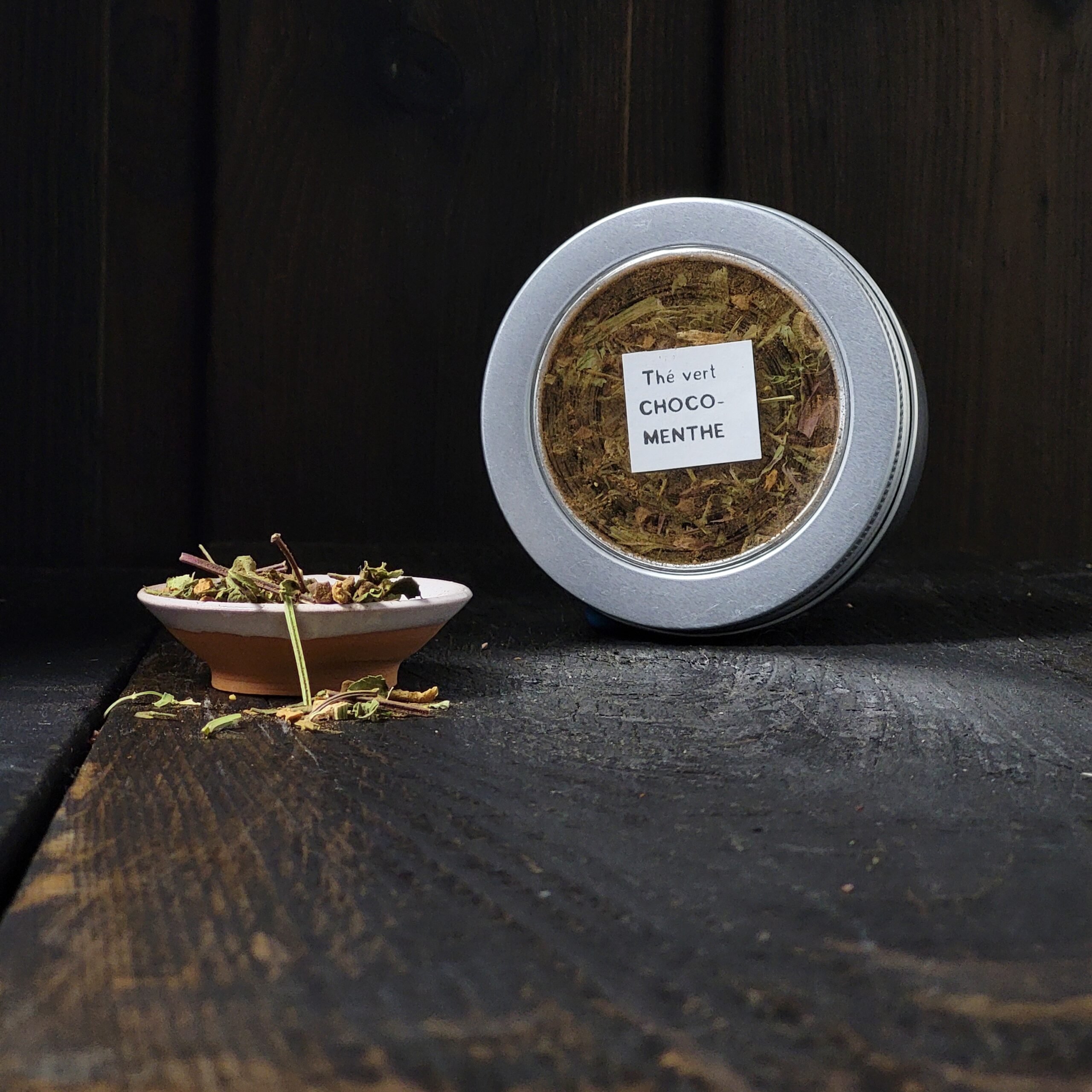 Thé vert choco-menthe - 150 ml