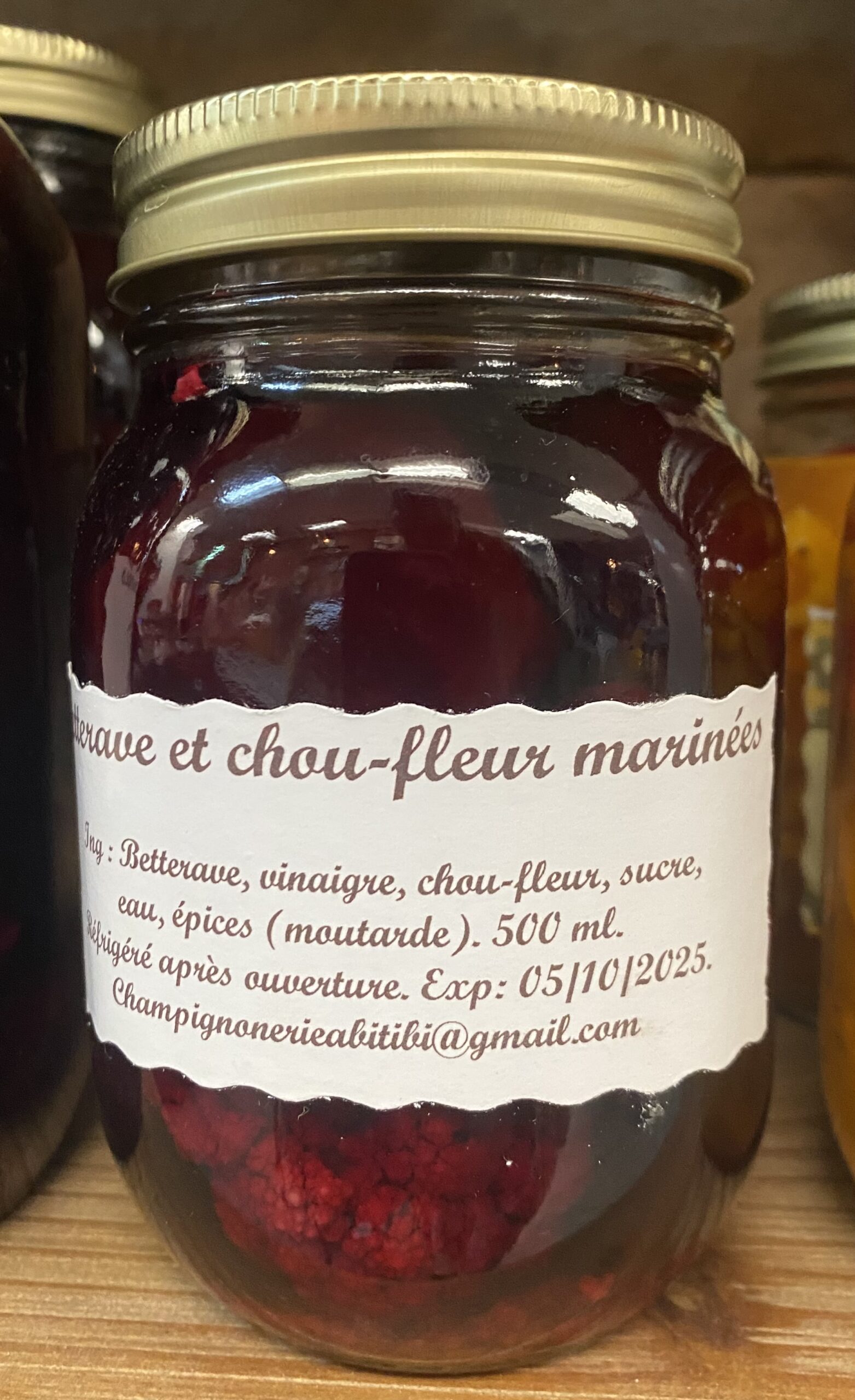 Betterave et chou-fleur 500 ml