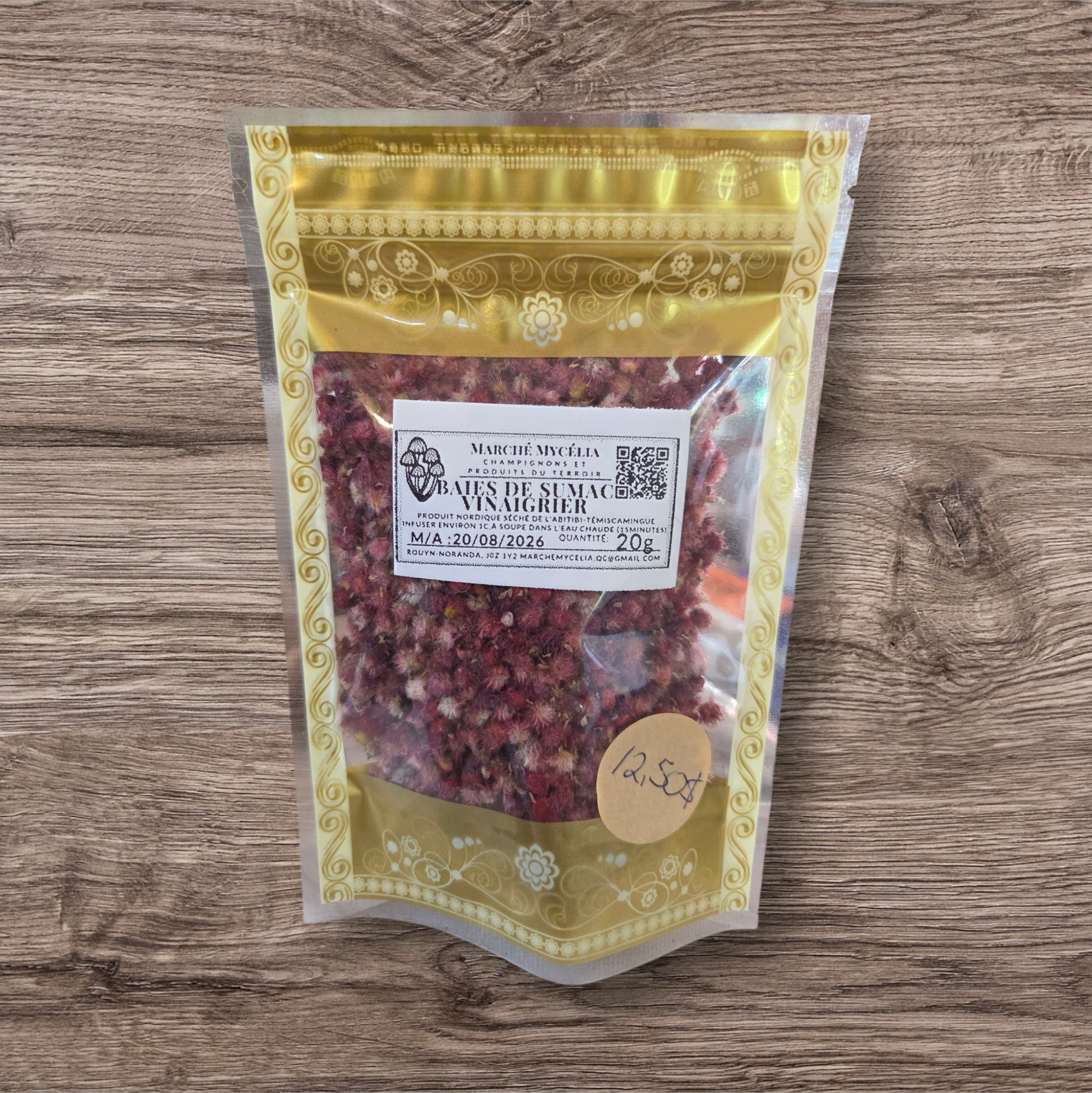 Baies de Sumac vinaigrier (20g)