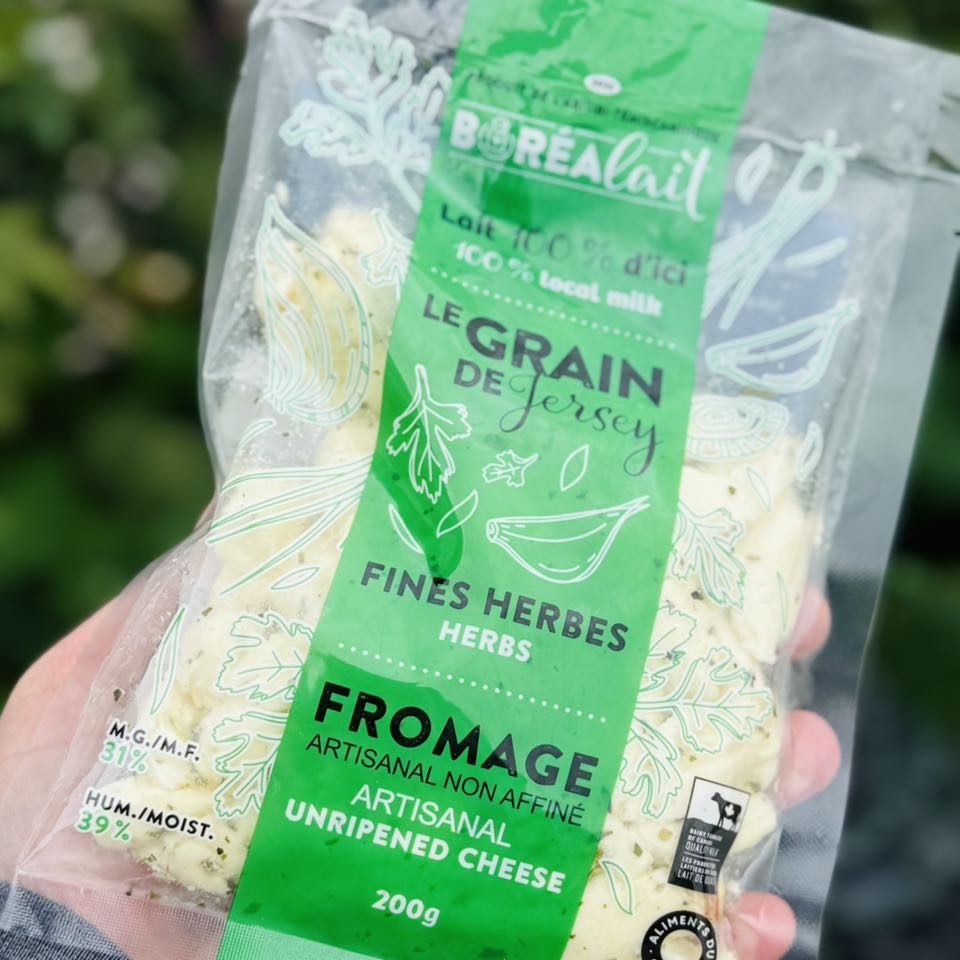 Fromage en grains fines herbes