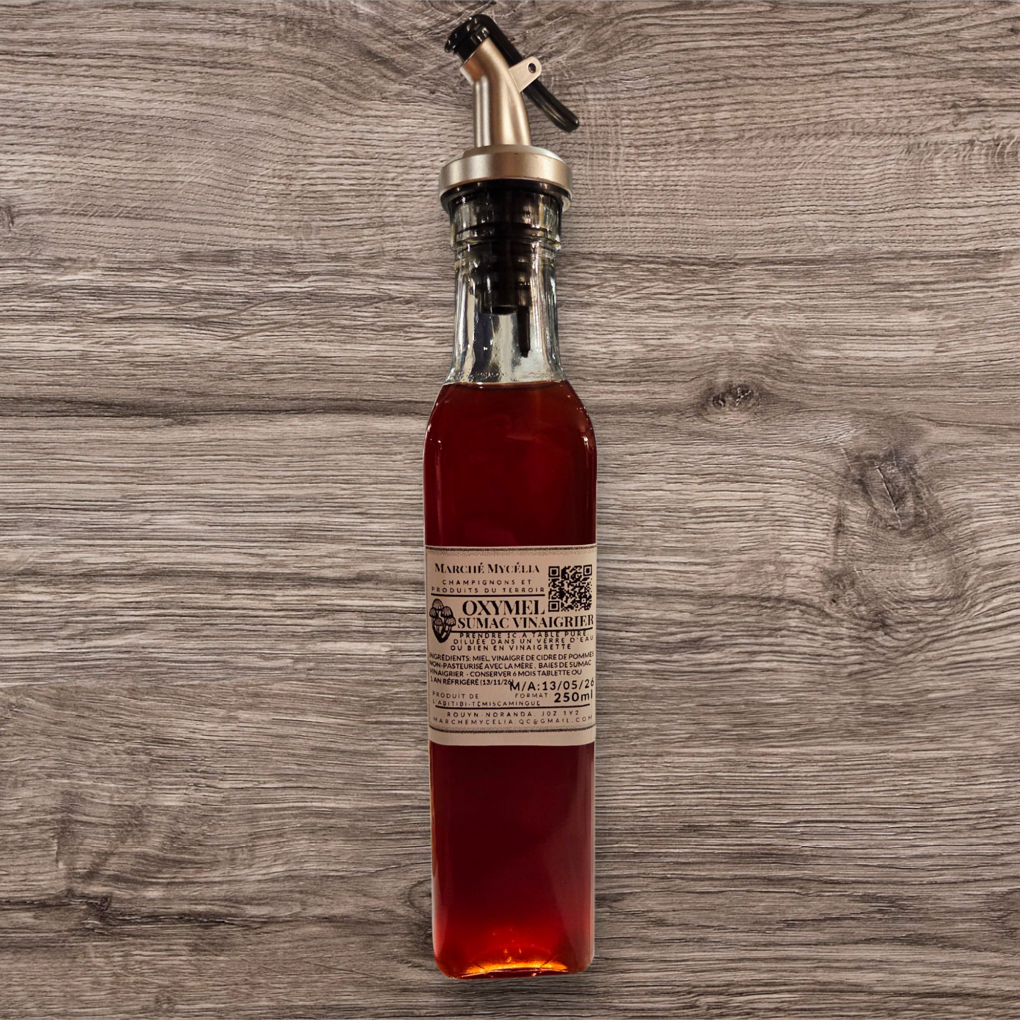 Oxymel au sumac vinaigrier
